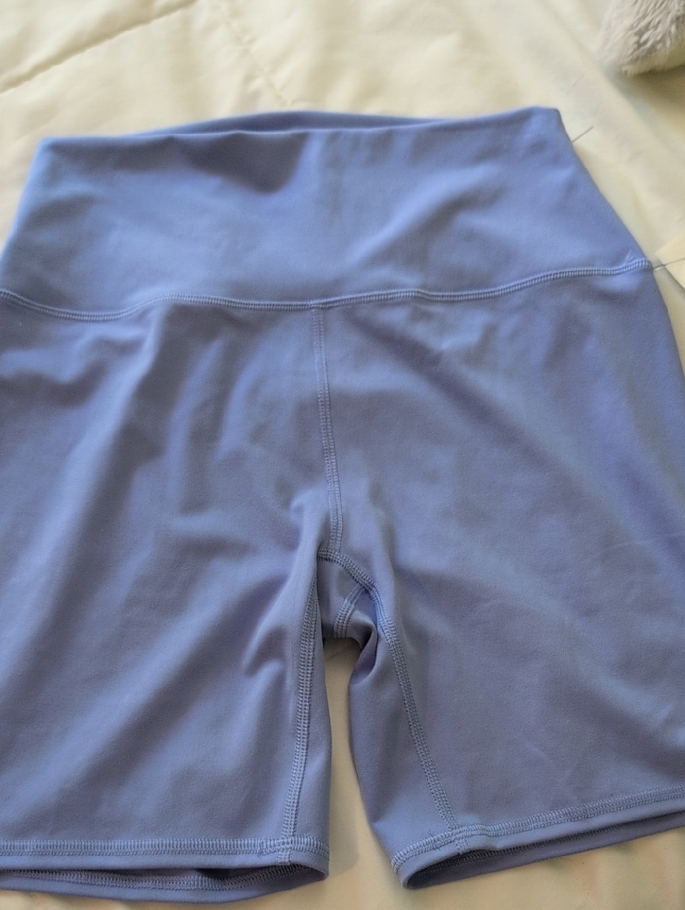 RBX Pastel Lavender High-Waist Biker Shorts